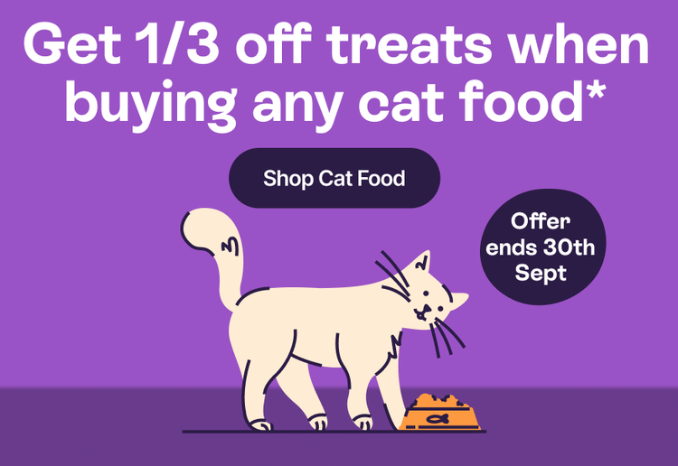 1/3 off cat treats