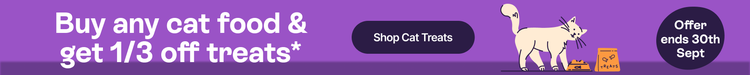 1/3 off cat treats