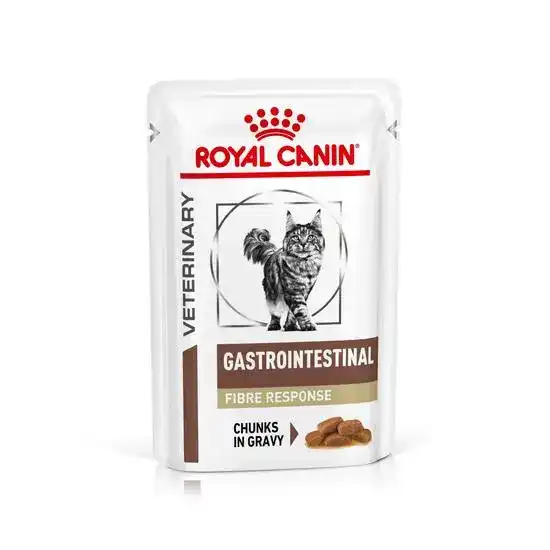 Royal Canin Veterinary Gastrointestinal Fibre Response Wet Cat Food Chunks in Gr 16566