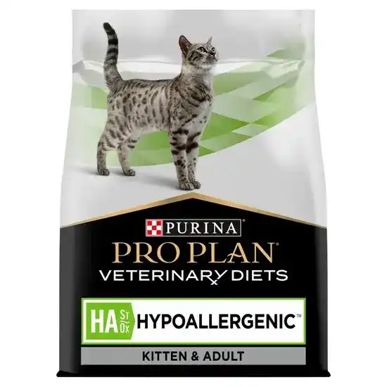 PURINA PRO PLAN VETERINARY DIETS Kitten & Adult HA Hypoallergenic Dry Cat Food 1611