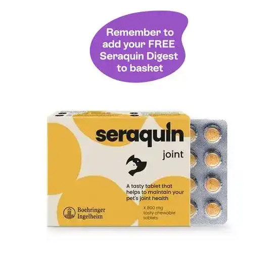 Seraquin Joint Chewable Tablets for Cats and Dogs (Under 10kg) 800mg 909