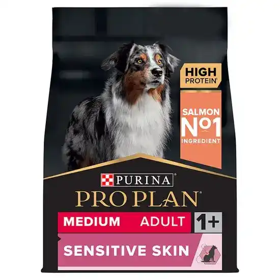 PURINA PRO PLAN Medium Breed Adult 1+ Sensitive Skin Dry Dog Food with Salmon 1572