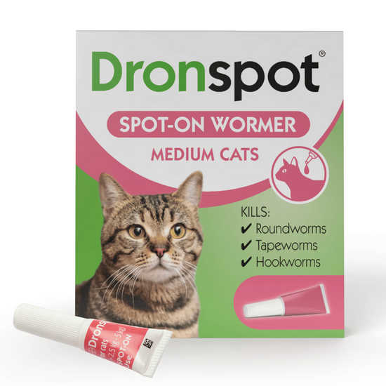 Dronspot Spot-On Wormer for Medium Cats (2.5kg-5kg) 10225