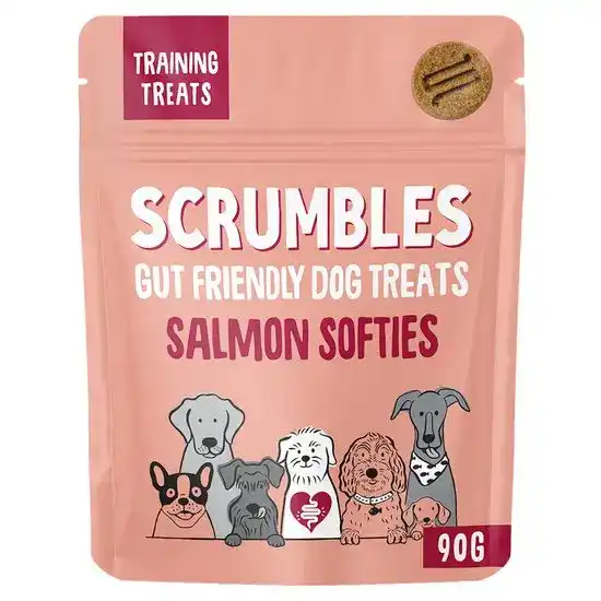 Scrumbles Softies Training Dog Treats with Salmon 2 x 90g 17832