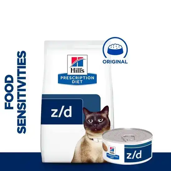 Hill's PRESCRIPTION DIET z/d Food Sensitivities Cat Food Original Flavour 632