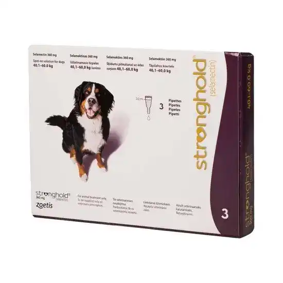 Stronghold Spot-On Solution for Extra Large Dogs 360mg (40.1kg-60kg) 10154