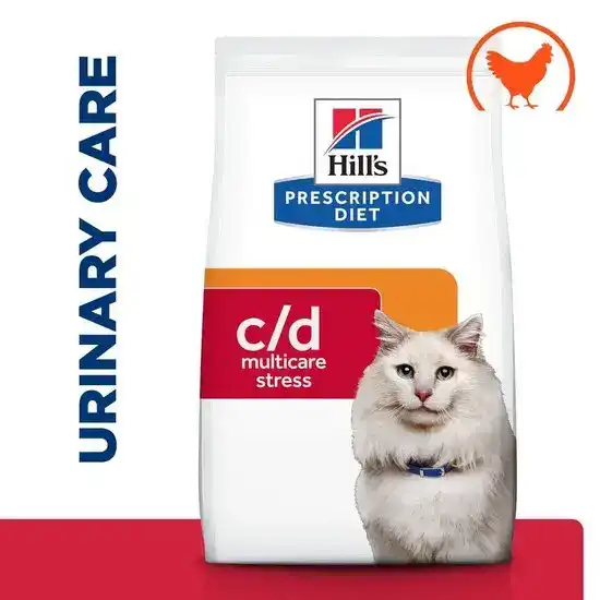 Hill's PRESCRIPTION DIET c/d Urinary Care Multicare Stress Dry Cat Food with Chicken 3982