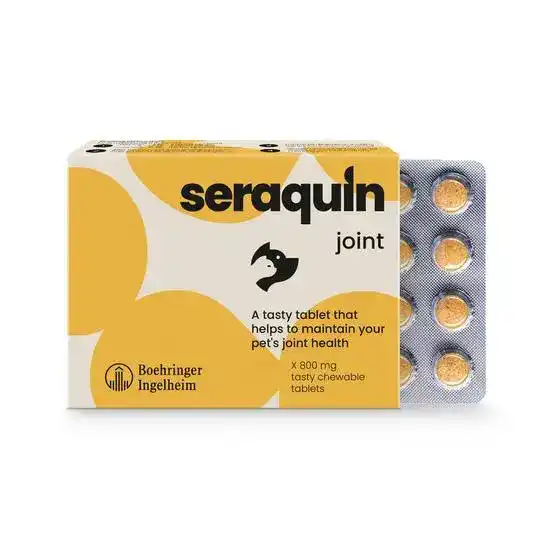 Seraquin Joint Chewable Tablets for Cats and Dogs (Under 10kg) 800mg 909