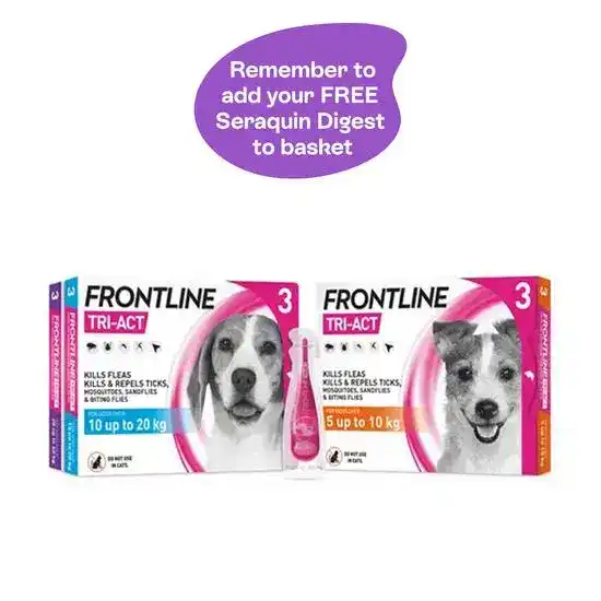 FRONTLINE TRI-ACT Spot-On Flea & Tick Treatment for Dogs 3240