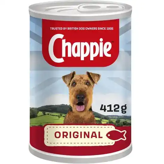 Chappie Original Complete Wet Dog Food 12 x 412g Cans 11369