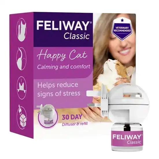 FELIWAY Classic Cat Calming Plug-In Diffuser Starter Kit 1749