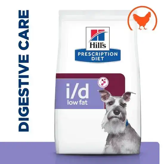 Hill's PRESCRIPTION DIET i/d Digestive Care Low Fat Dry Dog Food with Chicken 3646