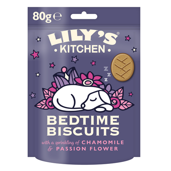 Lily's Kitchen Organic Bedtime Biscuits Dog Treats with Chamomile 3 x 80g 17754